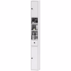 Descrizione: Ottimizza lo spazio a disposizione con l'elegante colonna bagno HOMCOM. Questo armadietto può adattarsi a spazi ...
