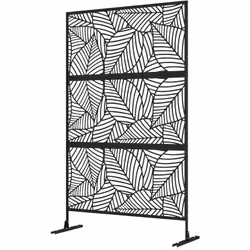 Descrizione: Rinnova il tuo giardino con il paravento decorativo Outsunny! Elegante e funzionale, questo divisorio per balcon ...