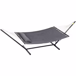 Descrizione: Scopri il perfetto equilibrio tra comfort e praticità all'aria aperta con la nostra amaca Outsunny con supporto ...