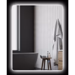 Descrizione: Scopri lo specchio da bagno rettangolare kleankin, con luce ideale per le tue routine di bellezza quotidiane. Do ...