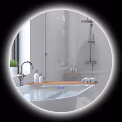 Descrizione: Lo specchio per bagno illuminato kleankin ti assiste durante la tua routine di bellezza quotidiana e aggiunge un ...
