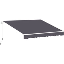 Telo di Ricambio per Tenda a Bracci in Poliestere da 3.6x3 m Grigio - Outsunny