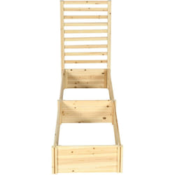 Outsunny - Orto in Cassetta con Fondo Aperto in Legno di Abete 230x60x110 cm