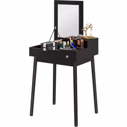 Descrizione: Il tavolo da trucco 2-in-1 HOMCOM unisce eleganza e praticità con il suo design ribaltabile, trasformandosi da u ...