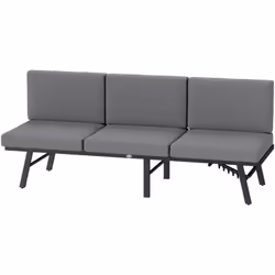 Descrizione: Scopri il piacere di vivere all'aperto con il sofisticato divano da giardino Outsunny 3-in-1! Ideale per ogni sp ...