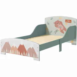 Descrizione: Rivoluziona la cameretta con il letto per bambini ZONEKIZ. Con un allegro design a tema animale, aggiunge un toc ...