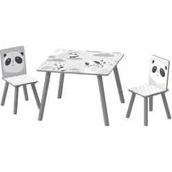 Descrizione: Crea la zona perfetta per i più piccoli con il set tavolo e sedie per bambini ZONEKIZ. Progettato considerando l ...
