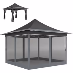 Descrizione: Trasforma ogni area esterna in un posto tranquillo per i tuoi eventi grazie al nostro gazebo pop up Outsunny! Fa ...