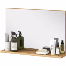 Descrizione: Sei alla ricerca di uno specchio da bagno moderno e funzionale? kleankin ha la soluzione ideale. Dotato di una c ...