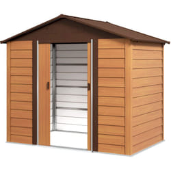 Capanno da Giardino in Acciaio e Doppie Porte Scorrevoli 236x196x208 cm - Outsunny