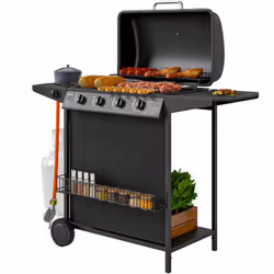 Descrizione: Scopri il piacere di grigliare nel tuo giardino con il grill a gas Outsunny e i suoi 5 potenti bruciatori! Con u ...