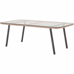 Descrizione: Esplora l'eleganza del nostro tavolino da giardino Outsunny in rattan, perfetto equilibrio tra stile e praticità ...