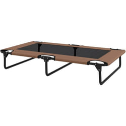 PawHut Brandina per Cani Grandi Pieghevole Tessuto a Rete 107x61x20cm Marrone