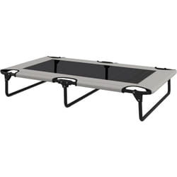 PawHut Brandina per Cani Grandi Pieghevole con Tessuto a Rete 107x61x20cm Grigio