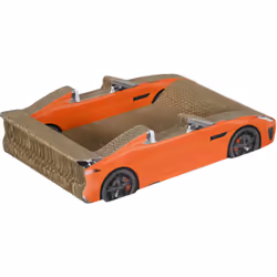 Descrizione: Vizia il tuo micio preferito con questa cuccia per gatti tiragraffi PawHut a forma di automobile, utilizzabile p ...
