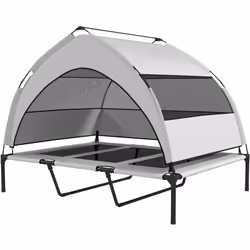 Descrizione: Regala al tuo amico a 4 zampe un supporto riparato come questo letto per cani PawHut con copertura a 3 lati per  ...