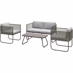 Descrizione: Rendi il tuo giardino un'oasi di relax con il set da esterno Outsunny. Composto da quattro pezzi, include due po ...