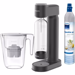 Scopri la gioia di una rinfrescante acqua frizzante ogni volta che vorrai con il gasatore Philips GoZero. Bastano 3 semplici ...