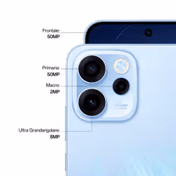 OPPO Reno15 F 5G Aurora Blue Box - Vista aggiuntiva 2