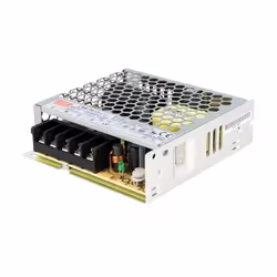 Alimentatore switching 72W 12Vdc 6A singola uscita Meanwell Serie LRS-75 Mod. LRS-75-12 LRS una versione pi moderna dei popol ...