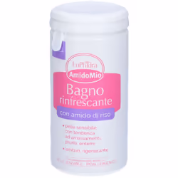 Euphidra AmidoMio Bagno Rinfrescante è una polvere calmante utile per pelli molto secche, delicate, arrossate, rinfresca ed i ...