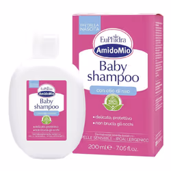Euphidra AmidoMio Baby Shampoo per Bambini non brucia gli occhi e previene le irritazioni. Non altera il cuoio capelluto ed è ...