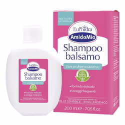 Euphidra AmidoMio Shampoo Balsamo 2 in 1 per Bambini con formula completa delicata e idratante. Rispetta il film idrolipidico ...