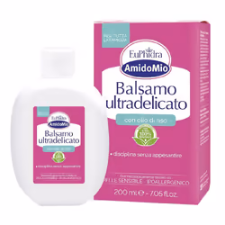 Euphidra AmidoMio Balsamo Ultradelicato districante ed illuminante per Bambini utile per supportare la struttura del capello  ...