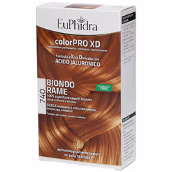 Euphidra ColorPro XD Tinta per Capelli Colore 740 Biondo Rame
