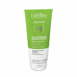 Euphidra Sebanorm Ag Gel Detergente è un coadiuvante per pelli con tendenza acneica, imperfezioni e punti neri