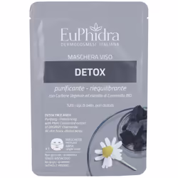 Euphidra Maschera Viso Detox è un prodotto utile per detergere il viso e per eliminare le tossine. 