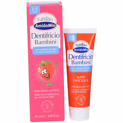 Euphidra Amidomio Dentifricio Fragola Bambini da 1 a 5 Anni 50 ml - Vista aggiuntiva 4