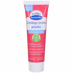 Euphidra Amidomio Lenitop Crema Prurito 50ml è una crema lenitiva per irritazioni e pruriti, adatta anche a neonati. Formulat ...