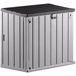 Baule a 2 Ante Multiuso da Esterno 1270L 145x85x124,5cm Grigio Il baule a 2 ante multiuso da esterno 1270L è la soluzione ide ...