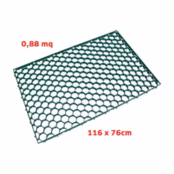 Set 10 griglie salvaprato Ogni nostra piastrella corrisponde a 5,5 piastrelle 40x40cm con una superficie di 0,882 mq Questa g ...