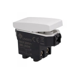 Extrastar - Interruttore Bipolare 2P 16A Colore Bianco Compatibile Con Bticino Living e Vimar Plana