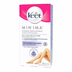 Veet Minima Strisce Depilatorie per Corpo e Gambe sono un prodotto utile per la depilazione sul corpo. Le strisce depilatorie ...