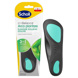 Scholl In-Balance Plantare Arco Plantare per Piede Piatto Misura M 2 pezzi