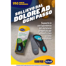 Scholl In-Balance Plantare Arco Plantare per Piede Piatto Misura M 2 pezzi - Vista aggiuntiva 4