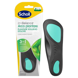 Scholl In-Balance Plantare Arco Plantare per Piede Piatto Misura S 2 pezzi
