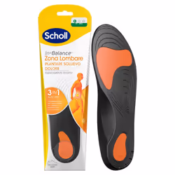 Scholl In-Balance Plantare Zona Lombare è un plantare specifico per la lombalgia, scientificamente testato, compatibile con l ...