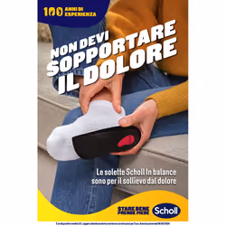Scholl In Balance Plantare per Sollievo Dal Ginocchio Al Tallone Taglia L 2 Pezzi