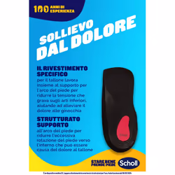 Scholl In Balance Plantare per Sollievo Dal Ginocchio Al Tallone Taglia L 2 Pezzi