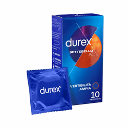 Durex Settebello Classici XL, ideali per chi necessita di una dimensione Extra Large, con una vestibilità superiore e un comf ...