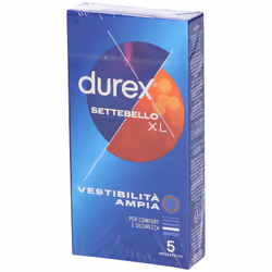 Durex Settebello Profilattici XL 5 Pezzi