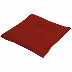 Cuscino quadrato Con travette e laccetti In tessuto misto cotone e poliestere Con imbottitura DIMENSIONE - 40x40xH6 cm.