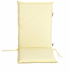 Cuscino in cotone imbottito sfoderabile schienale alto 115x48xH6 cm Zippo - Beige