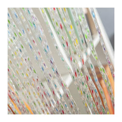 Tenda per porta antimosche antirumore in pvc multicolore cristal - 100x220 cm.