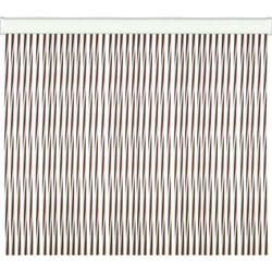 Tenda per porte in pvc antirumore antimosche Twist - 100x220 cm. Brown