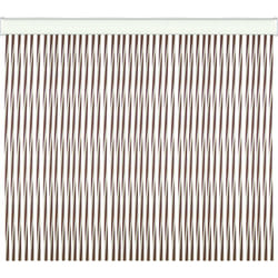 Tenda per porte in pvc antirumore antimosche Twist - 125x240 cm. Brown